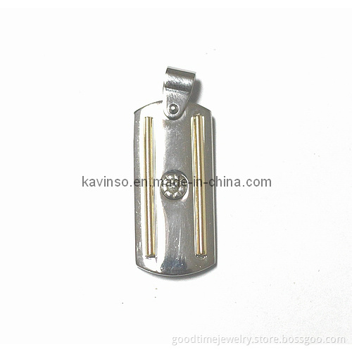 CZ Stone and Plating Gold Pendants